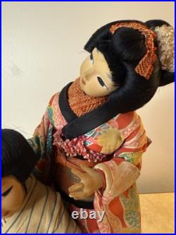 Vintage Japanese Ichimatsu Dolls Traditional Robe and Geta 14 Vintage Japanese Ichimatsu Dolls Traditional Robe and Geta 14