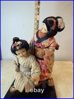 Vintage Japanese Ichimatsu Dolls Traditional Robe and Geta 14 Vintage Japanese Ichimatsu Dolls Traditional Robe and Geta 14