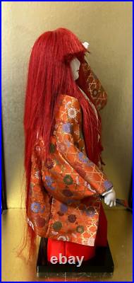Vintage Japanese Japanese Noh Kabuki Doll Shojo Kimono Fan Vintage Japanese Japanese Noh Kabuki Doll Shojo Kimono Fan