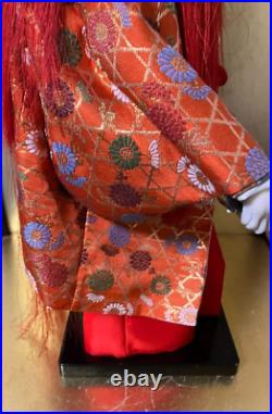Vintage Japanese Japanese Noh Kabuki Doll Shojo Kimono Fan Vintage Japanese Japanese Noh Kabuki Doll Shojo Kimono Fan