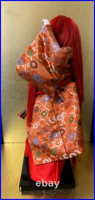 Vintage Japanese Japanese Noh Kabuki Doll Shojo Kimono Fan Vintage Japanese Japanese Noh Kabuki Doll Shojo Kimono Fan