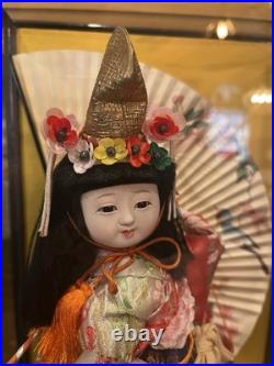 Vintage Japanese Kimekomi Doll Kimono Geisha Maiko Shiokumi Salt-fetching Vintage Japanese Kimekomi Doll Kimono Geisha Maiko Shiokumi Salt-fetching