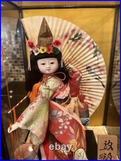 Vintage Japanese Kimekomi Doll Kimono Geisha Maiko Shiokumi Salt-fetching Vintage Japanese Kimekomi Doll Kimono Geisha Maiko Shiokumi Salt-fetching