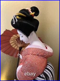 Vintage Japanese Kimekomi Doll Kimono Geisha Maiko Traditional Folk Craft Japan