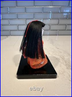 Vintage Japanese Kimekomi Girl Doll In Kimono Geisha Maiko Folk Craft 3.75