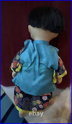 Vintage Japanese Kimono Ancient Boy Doll