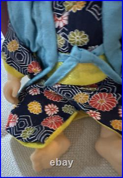 Vintage Japanese Kimono Ancient Boy Doll