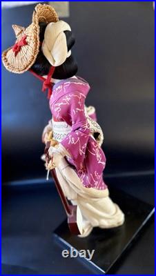 Vintage Japanese Kimono Geisha Musician Doll Maiko Traditional Folk Craft Vintage Japanese Kimono Geisha Musician Doll Maiko Traditional Folk Craft