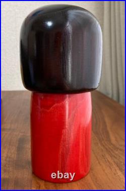 Vintage Japanese Kokeshi Doll Sanpei Yamanaka Haru no Uta Wooden Folk Art with Box