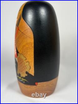 Vintage Japanese Kokeshi Doll by Koujou Tanaka 19cm 7.5in Rare Wood Art K87