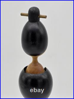 Vintage Japanese Kokeshi Doll by Shozan Shido Carved Wood Figurine Rare