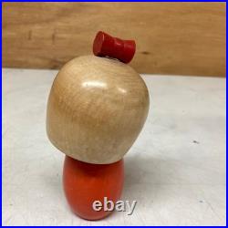 Vintage Japanese Kokeshi Wooden Dolls Set of 4 Traditional Folk Art Retro Decor
