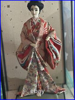 Vintage Japanese Kyugetsu Doll Kimono Geisha made in Japan. 17