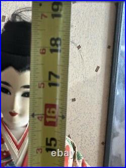 Vintage Japanese Kyugetsu Doll Kimono Geisha made in Japan. 17