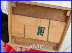 Vintage Japanese Nishi Kagamijishi White Hair Kabuki Dancer Doll On Base