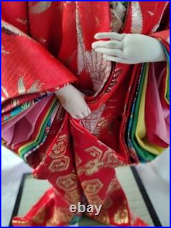 Vintage Japanese Okinawa Ryukyu Doll Handcraft Traditional Geisha in Kimono 1940