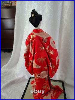 Vintage Japanese Okinawa Ryukyu Doll Handcraft Traditional Geisha in Kimono 1940