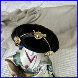 Vintage Japanese Oyama Doll Kimono Geisha Maiko Traditional Folk Craft Japan Fan
