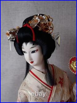 Vintage Japanese Oyama Ningyo Geisha Doll Traditional Silk Kimono 17 Folk Craft