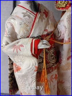Vintage Japanese Oyama Ningyo Geisha Doll Traditional Silk Kimono 17 Folk Craft