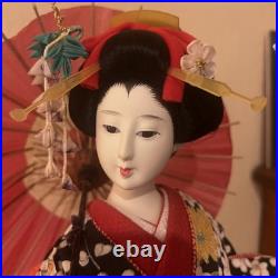 Vintage Japanese Oyama Ningyo Geisha Doll Traditional Silk Kimono 17 Folk Craft