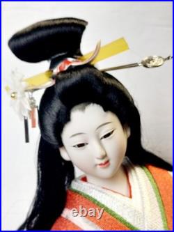 Vintage Japanese Oyama Ningyo Geisha Doll Traditional Silk Kimono 17 Folk Craft