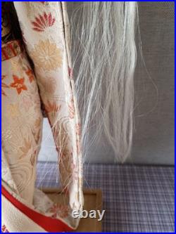 Vintage Japanese Oyama Ningyo Geisha Doll Traditional Silk Kimono 17 Folk Craft