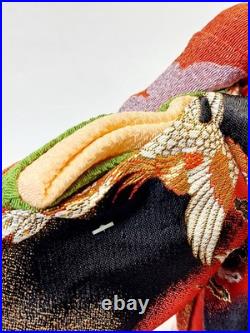 Vintage Japanese Oyama Ningyo Geisha Doll Traditional Silk Kimono 17 Folk Craft