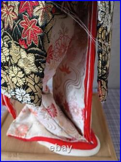 Vintage Japanese Oyama Ningyo Geisha Doll Traditional Silk Kimono 17 Folk Craft