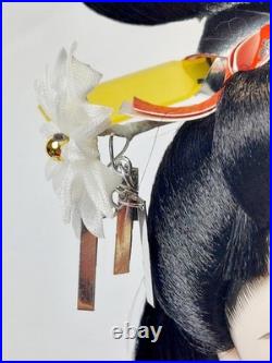 Vintage Japanese Oyama Ningyo Geisha Doll Traditional Silk Kimono 17 Folk Craft