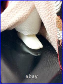 Vintage Japanese Oyama Ningyo Geisha Doll Traditional Silk Kimono 17 Folk Craft