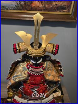 Vintage Japanese Samurai Kabuto Yoroi Gogatsu Doll Togyoku Vintage Japanese Samurai Kabuto Yoroi Gogatsu Doll Togyoku