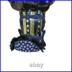 Vintage Japanese Samurai Warrior Doll In Handmade Armor & Accessories Japan