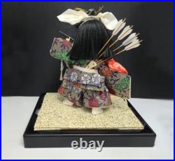 Vintage Japanese Samurai Warrior Doll on Stand with Sword Katana Arrows Kimono 11 Vintage Japanese Samurai Warrior Doll on Stand with Sword Katana Arrows Kimono 11