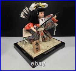 Vintage Japanese Samurai Warrior Doll on Stand with Sword Katana Arrows Kimono 11 Vintage Japanese Samurai Warrior Doll on Stand with Sword Katana Arrows Kimono 11
