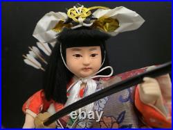 Vintage Japanese Samurai Warrior Doll on Stand with Sword Katana Arrows Kimono 11 Vintage Japanese Samurai Warrior Doll on Stand with Sword Katana Arrows Kimono 11