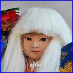 Vintage Japanese Silk Kabuki Doll Renjishi / Kagami Jishi Lion Dance Performer