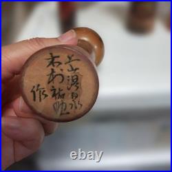 Vintage Japanese Traditional Wooden Kokeshi Dolls Miyagi Prefecture 5Type Set