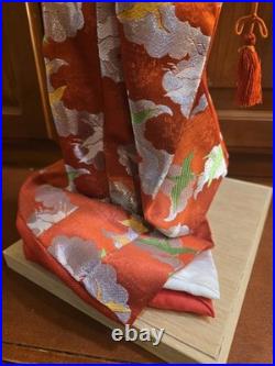 Vintage Japanese Wedding Doll Beautiful Kimono Excellent Condition