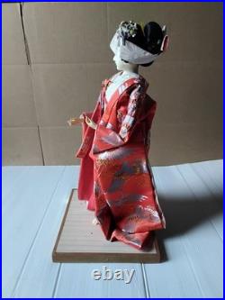 Vintage Japanese Yaegaki Doll Kimono Geisha Maiko Kabuto H22in