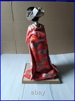 Vintage Japanese Yaegaki Doll Kimono Geisha Maiko Kabuto H22in
