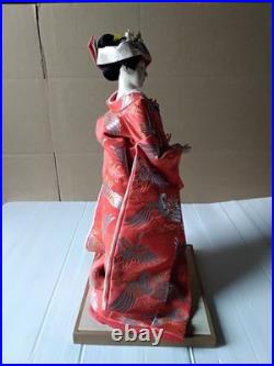Vintage Japanese Yaegaki Doll Kimono Geisha Maiko Kabuto H22in