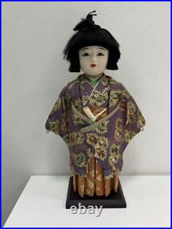 Vintage Japanese doll by Shiho, Tokugawa Ieyasu's childhood name Takechiyo, 45cm