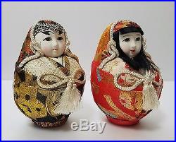 Vintage Japanese dolls/ Daruma type Japanese dolls from JAPAN