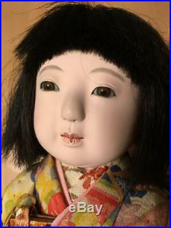 Vintage Japanese ichimatsu doll 16 inches kimono free shipping from japan