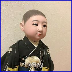 Vintage Japanese ichimatsu doll japanese doll boy kimono Antique doll from japan