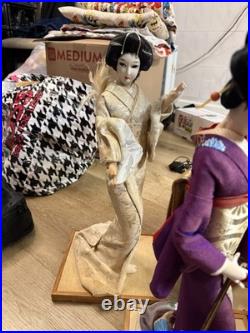 Vintage Japanese nishi geisha dolls