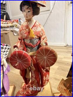 Vintage Japanese nishi geisha dolls