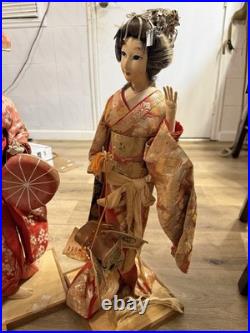 Vintage Japanese nishi geisha dolls