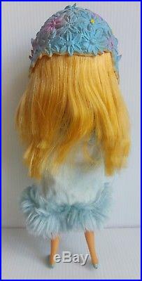 Vintage Kamar 1968 Japan Mona Doll Big Eyes Blond Hair Pre-blythe No Takara Tomy